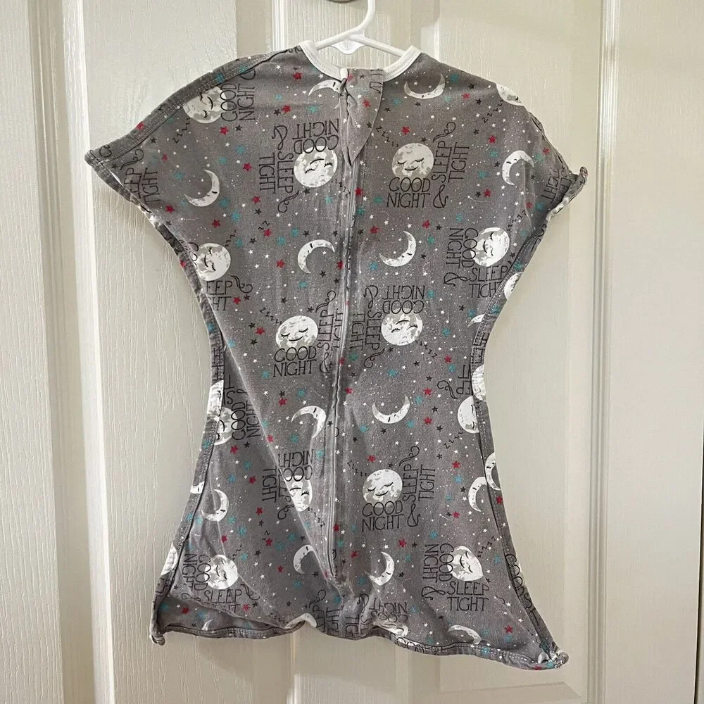 Sleeping Baby Goodnight Moon Zipadee-Zip Swaddle Sleep Sack Transition XS 3-6M